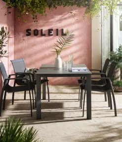 Dehner Stapelstühle|Gartenstühle Aluminium > Stapelstuhl Nancy