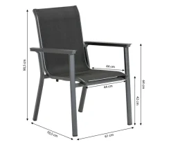 Dehner Stapelstuhl Niederlehner Cleveland Dunkelgrau Best