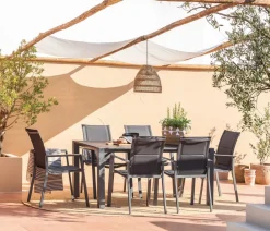 Dehner Stapelstühle|Gartenstühle Aluminium > Stapelstuhl Palermo