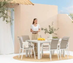 Dehner Stapelstühle|Gartenstühle Aluminium > Stapelstuhl Palermo