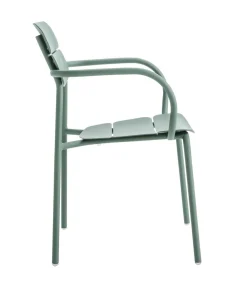 Dehner Stapelstühle|Gartenstühle Aluminium - Stapelstuhl Paris Grün