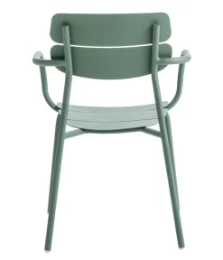 Dehner Stapelstühle|Gartenstühle Aluminium - Stapelstuhl Paris Grün