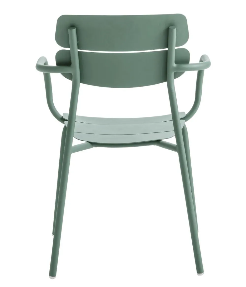 Dehner Stapelstühle|Gartenstühle Aluminium - Stapelstuhl Paris Grün