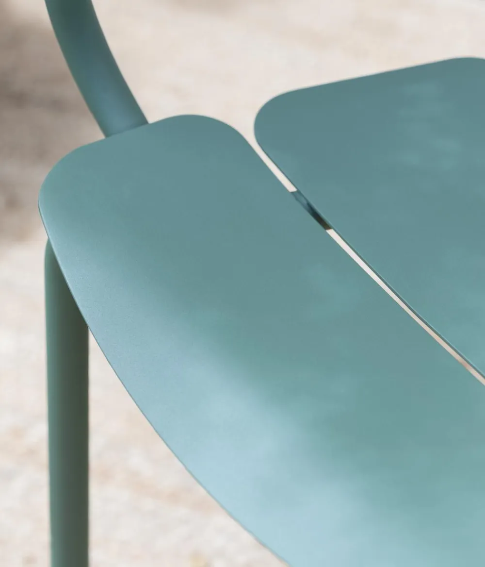 Dehner Stapelstühle|Gartenstühle Aluminium - Stapelstuhl Paris Grün