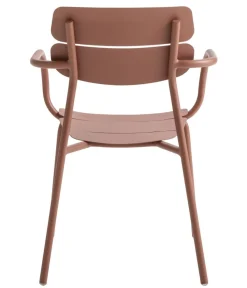 Dehner Stapelstühle|Gartenstühle Aluminium - Stapelstuhl Paris Terrakotta