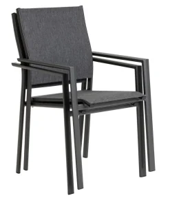 Dehner Stapelstuhl Pesaro Anthrazit New