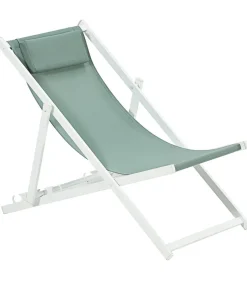 Dehner Balkonmöbel Aluminium|Gartenstühle Aluminium - Strandstuhl Aruba Grün