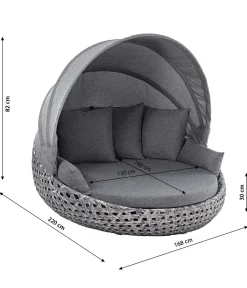 Dehner Loungemöbel|Sonneninseln > Sunlounger Miami
