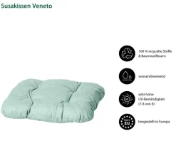 Dehner Sitzkissen|Lounge- & Palettenkissen > Susakissen Veneto, ca. B38/H8/T38 cm