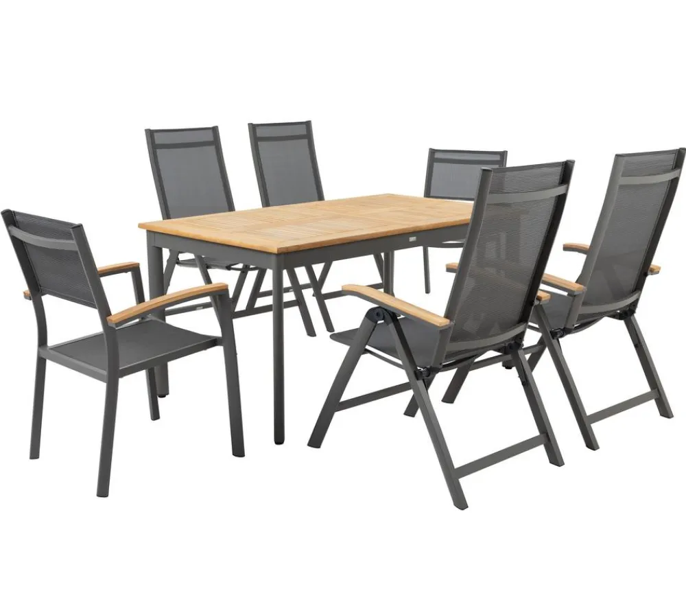 Dehner Garten-Esstische|Gartentische Holz > Teak-Ausziehtisch Colmar, ca. B152-210/H76/T89 cm