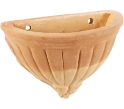 Dehner Blumenampeln & -Schalen|Blumentöpfe & Übertöpfe > -Blumentopf Wandhänger Fermo, antik-, ca. B30/H20/T18 cm