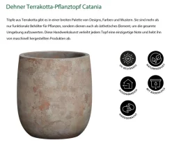 Dehner Blumentöpfe & Übertöpfe > -Pflanztopf Catania, rund