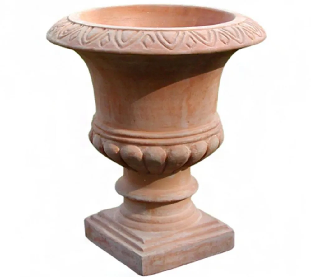 Dehner Blumentöpfe & Übertöpfe - -Pokal, rund, ca. Ø32 cm Terrakotta