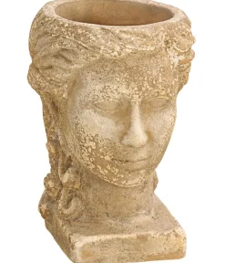 Dehner Terrakotta-Topf Kopf, ca. B22/H28/T18 cm, anterra Best