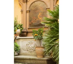 Dehner Blumentöpfe & Übertöpfe > -Topf Perugia, rund, antik-
