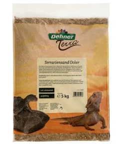 Dehner Terra Terrarium Zubehör - Terrarien-Bodengrund mit Lehmanteil Hellbraun