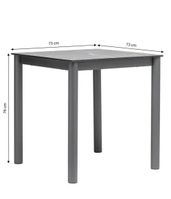 Dehner Tisch Brooklyn, ca. B73/H76/T73 cm Discount
