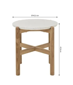 Dehner Loungemöbel|Loungetische - Tisch Portofino, ca. Ø45,5/H47,8 cm