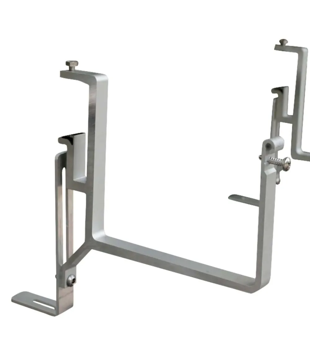 Dehner Mehr Blumentopfzubehör > Universal-Blumenkastenhalter, Aluminium