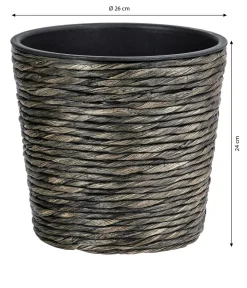 Dehner Blumentöpfe & Übertöpfe > Wasserhyazinthen-Topf, konisch,