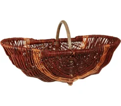 Dehner Dekoartikel|Mehr Gartendekoration > Weidenkorb mit Bügel, ca. B55/H27/T34 cm