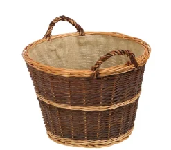 Dehner Mehr Gartendekoration > Weidenkorb mit Juteeinlage, rund, ca. Ø50 cm