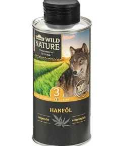 Dehner Wild Nature Nahrungsergänzung Hund - BARF-Ergänzungsfutter für Hunde Hanföl