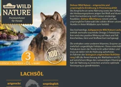 Dehner Wild Nature Nahrungsergänzung Hund > BARF-Ergänzungsfutter für Hunde Lachsöl