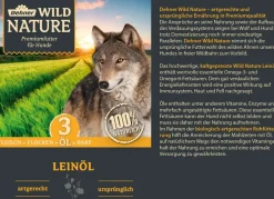 Dehner Wild Nature Nahrungsergänzung Hund > BARF-Ergänzungsfutter für Hunde Leinöl