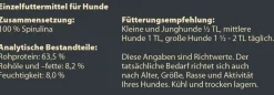 Dehner Wild Nature Nahrungsergänzung Hund > BARF-Ergänzungsfutter für Hunde Spirulina