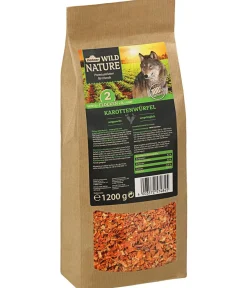 Dehner Wild Nature Nahrungsergänzung Hund - BARF-Ergänzungsfutter für Hunde Karottenwürfel