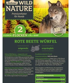 Dehner Wild Nature BARF-Ergänzungsfutter für Hunde Rote Beete Würfel Hot