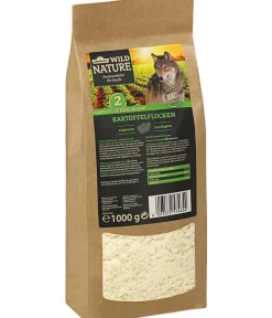 Dehner Wild Nature Nahrungsergänzung Hund - BARF-Ergänzungsfutter für Hunde Kartoffelflocken