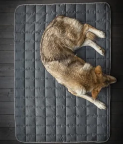 Dehner Wild Nature Hundedecken - Hundedecke Banket, rechteckig Dunkelgrau