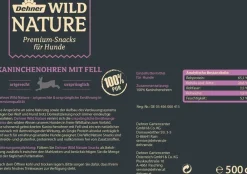 Dehner Wild Nature Hundesnack Kaninchenohren mit Fell, 500 g Sale