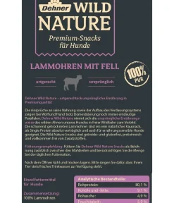 Dehner Wild Nature Hundeleckerlies > Hundesnack Snack-Set Lamm, 6 x 200 g