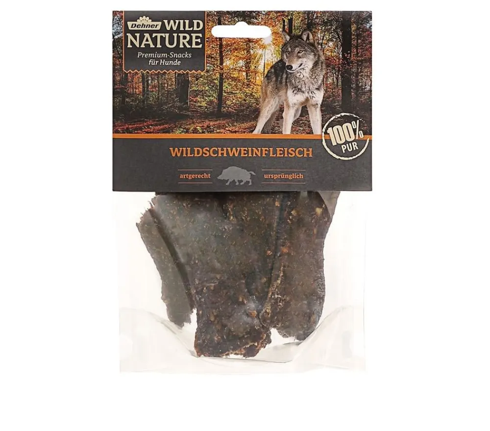 Dehner Wild Nature Hundesnack Wildschweinfleisch, 100 g Hot