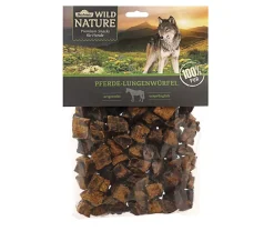 Dehner Wild Nature Hundeleckerlies - Hundesnack Pferde-Lungenwürfel, 200 g