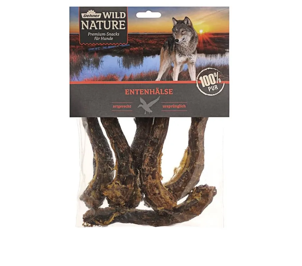 Dehner Wild Nature Hundesnack Entenhälse, 200 g Clearance