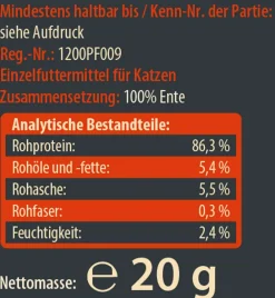 Dehner Wild Nature Katzenleckerlies & Getränke > Katzensnack, gefriergetrocknet
