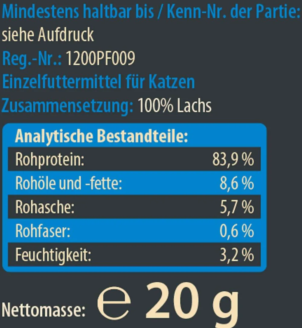 Dehner Wild Nature Katzenleckerlies & Getränke - Katzensnack, gefriergetrocknet