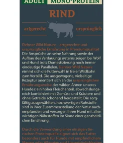 Dehner Wild Nature Nassfutter Hund > Nassfutter für Hunde Mono-Protein Adult, Rind