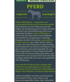 Dehner Wild Nature Nassfutter für Hunde Mono-Protein Adult, Pferd Outlet