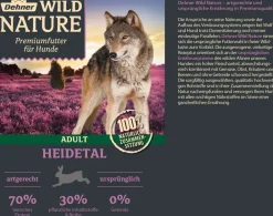 Dehner Wild Nature Nassfutter für Hunde Heidetal Adult, Kaninchen Clearance