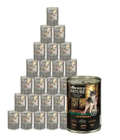 Dehner Wild Nature Nassfutter Hund > Nassfutter für Hunde Unterholz Adult, Wildschwein