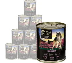 Dehner Wild Nature Nassfutter Hund - Nassfutter für Hunde Heidetal Adult, Kaninchen