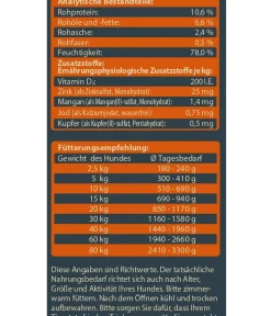 Dehner Wild Nature Nassfutter für Hunde Mono-Protein Adult, Wildschwein Clearance