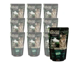 Dehner Wild Nature Nassfutter für Hunde Mono-Protein Adult, Hirsch Discount