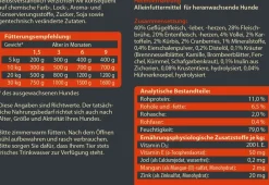 Dehner Wild Nature Nassfutter für Hunde Hochmoor Junior, Ente Clearance