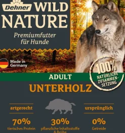 Dehner Wild Nature Nassfutter Hund - Nassfutter für Hunde Unterholz Adult, 11 x 150 g